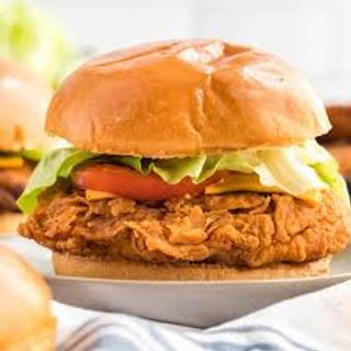 Crunch chicken burger