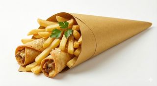 Cuoppo patatine, 2 banditos, 2 speedy pollo, 1 durango, fritturine miste