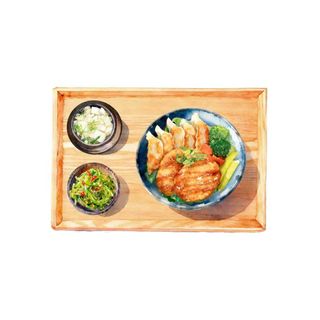 D2 Korokke veggie gyoza don