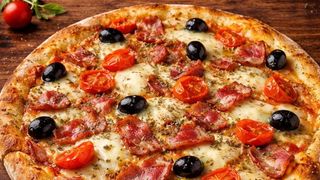 Pizza tonda  deliziosa