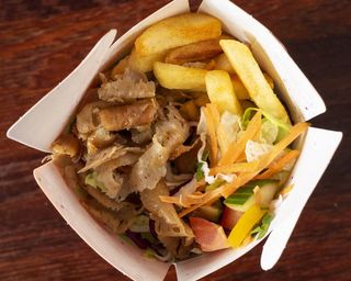 Doner box juneći