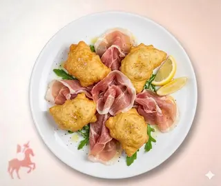 Donzelle e prosciutto crudo