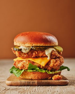 Burger Double Chiken