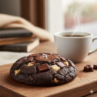 Double chocolate cookie