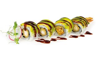 228. Dragon roll - 8 pezzi