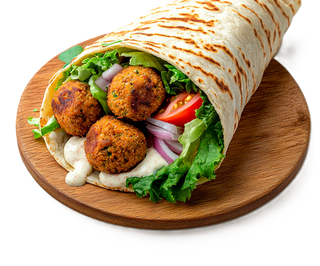 Durum Falafel com Queijo