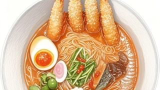 Ebi supu ramen
