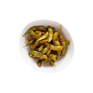 Edamame sa čilijem i bijelim lukom
