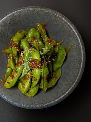 Spicy edamame