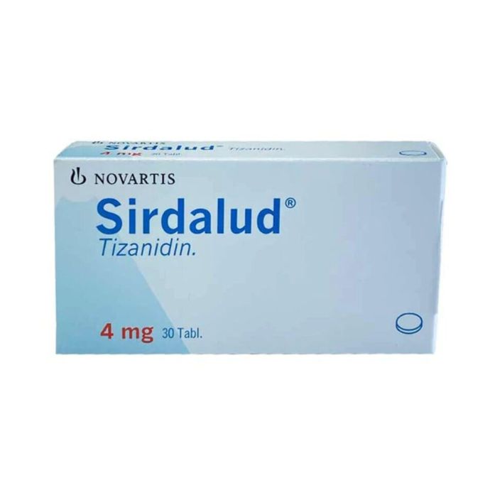 Sirdalud Tizanidine 4Mg*30 Tab { Sold In Sachet}