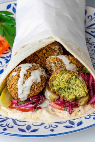 Dürüm de Falafel Vegetariano