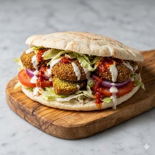 Falafel panino