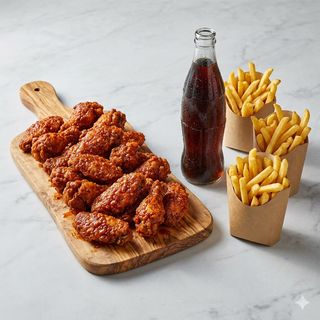 Family menú 22 alette piccanti