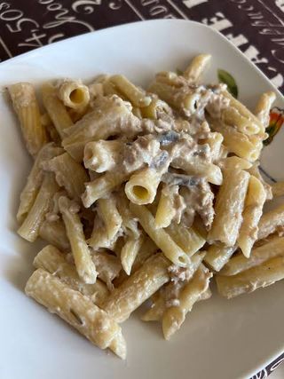 Fettuccine al Tonno e Panna