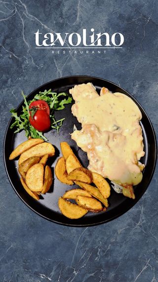 Pileći file sa 4 vrste sira