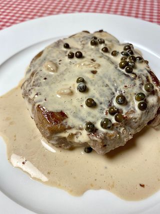 Filetto al pepe verde
