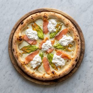 Fiori e salmone