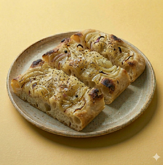 Caponata pugliese focaccia