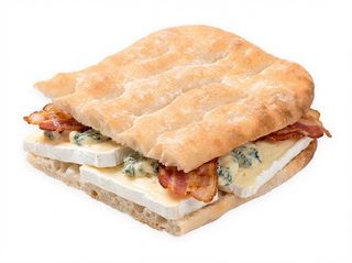 Focaccia zig zag