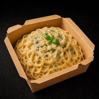Four Cheese Fettuccine Quattro Formaggi
