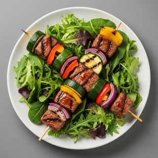 Frigarui su letto di insalata