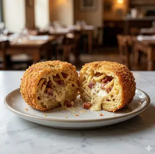 Frittatina alla carbonara