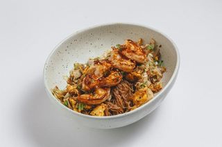 Фунчоза с креветками (350г)