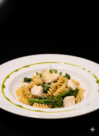 I fusilloni di gragnano con baccalà e friarielli