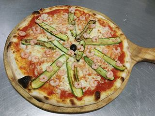 Gamberetti e zucchine