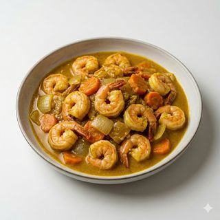 Gamberi al curry