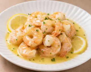30a. Gamberi fritti al limone