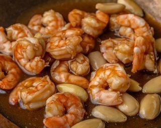 195 Gamberi alle mandorle