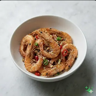 Gamberi fritti al sale e pepe