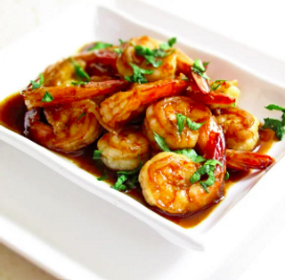 32 Gamberetti in salsa - piccante