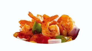 Gamberi in salsa chili