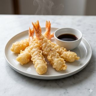 Gamberi in tempura 5 pezzi
