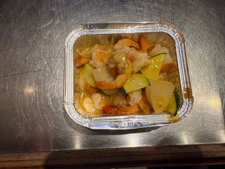 103. Riso thai gamberetti e funghi