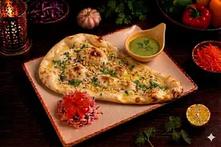 Garlic naan