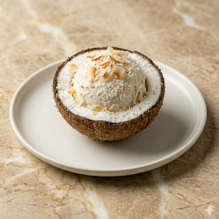 Gelato ripieno al cocco