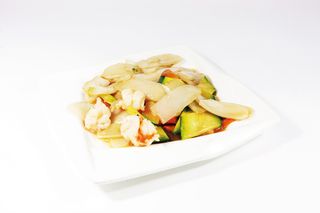 Gnocchi di riso con gamberi