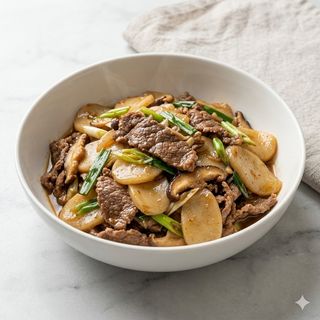 Gnocchi di riso con manzo