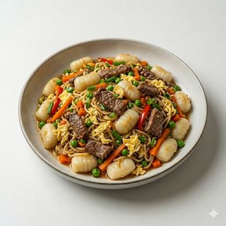 Gnocchi di riso con il manzo 750 ml