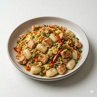 Gnocchi di riso con il pollo 750 ml