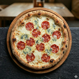 Gorgonzola e salame piccante