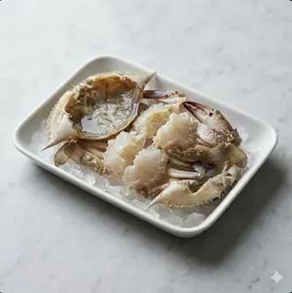 Granchio crudo