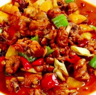 Grande piatto di pollo