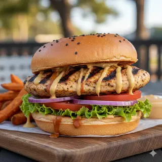 14 Grill chicken burger