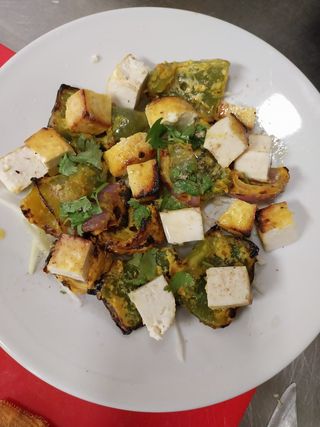 Grilled paneer tikka