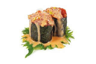 207. Gunkan spicy maguro - 3 pezzi