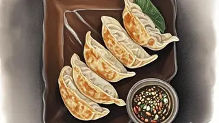 Gyoza ebi alla piastra 5 pezzi